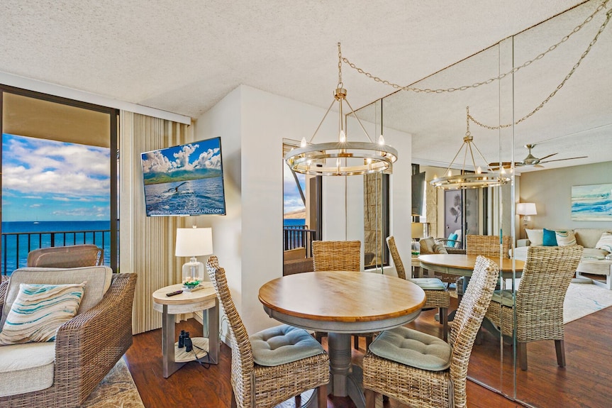 Two bedroom dining ocean view